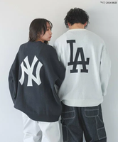 LOWRYS FARM 【UNISEX】MLBニットクルー ローリーズファーム トップス ニット【送料無料】