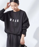 JOURNAL STANDARD L'ESSAGE 《予約》POET MEETS DUBWISE RISE OVERSIZED SWEAT:スウェット ジャーナルスタンダード レサージュ トップス スウェット・トレーナー ブラック ホワイト【送料無料】