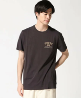 GUESS GUESS/(M)BSC Classic Collegiate Tee ゲス トップス カットソー・Tシャツ ブラック ホワイト【送料無料】