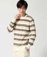 GUESS GUESS/(M)FLOYD Cn Striped Sweater ゲス トップス ニット ベージュ【送料無料】