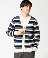 GUESS GUESS/(M)FLORRY Striped Cardigan ゲス トップス カーディガン ネイビー【送料無料】