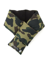 A BATHING APE GORE-TEX WIND STOPPER 1ST CAMO POCKET FLEECE SCARF ア ベイシング エイプ ファッション雑貨 マフラー・ストール・ネックウォーマー グリーン イエロー【送料無料】