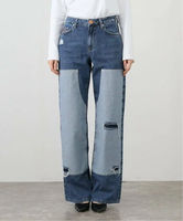 JOINT WORKS One Tea spoon / ワンティースプーン BLUE THUNDER WIDE LEG JEANS ジョイントワークス パンツ ジーンズ・デニムパンツ ブルー【送料無料】