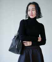 eL 12G Just Right TurtleNeck ジーナシス トップス ニット ブラック レッド ブルー【送料無料】