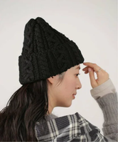 【SALE／30%OFF】JOURNAL STANDARD 【HIGHLAND 2000 / ハイランド 2000】 ARAN WOOL BOBCAP ジャーナル スタンダード 帽子 ニット帽・ビーニー ブラック グレー ブラウン【送料無料】