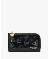 kate spade new york キー トゥー マイ ハート スモール スリム バイフォールド ウォレット ケイトスペードニューヨーク 財布・ポーチ・ケース 財布 ブラック【送料無料】