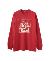 HYSTERIC GLAMOUR DIET DOPE Tシャツ ヒステリックグラマー トップス カットソー・Tシャツ レッド ホワイト ブラック【送料無料】