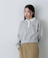 N. Natural Beauty Basic 襟付きスウェット エヌ ナチュラルビューティーベーシック* トップス カットソー・Tシャツ グレー ホワイト【送料無料】