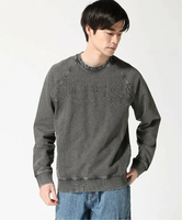 GUESS GUESS/(M)GUESS Raglan Cn Sweatshirt ゲス トップス スウェット・トレーナー グレー ベージュ ホワイト【送料無料】