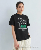 【SALE／30%OFF】UNITED ARROWS green label relaxing 【別注】＜GOOD ROCK SPEED＞NYC ショートスリーブ プリント Tシャツ ユナイテッドアローズ アウトレット トップス カットソー・Tシャツ ブラック ホワイト【送料無料】