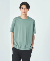 【SALE／40%OFF】UNITED ARROWS green label relaxing JUSTFIT エアリー ソフト リブ Tシャツ ユナイテッドアローズ アウトレット トップス カットソー・Tシャツ ブルー ホワイト ブラック ネイビー