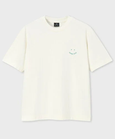 Paul Smith 【公式】【限定】"Happy" 半袖Tシャツ ポール・スミス トップス カットソー・Tシャツ ホワイト ブラック【送料無料】