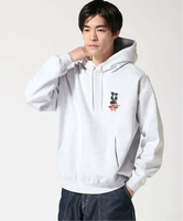 HUF CUT AND PASTE FLEECE HOODIE / HUF ハフ ハフ トップス パーカー・フーディー グレー ブラック カーキ【送料無料】