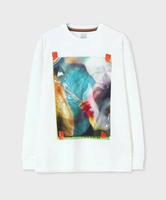 Paul Smith 【公式】"Vivid Spectrum" 長袖Tシャツ ポール・スミス トップス カットソー・Tシャツ ホワイト ブラック【送料無料】