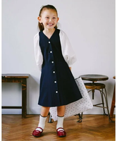 IENA ENFANT 《予約》&NAVY コラボワンピース(100cm-130cm) イエナ　アンファン マタニティウェア・ベビー用品 その他のベビーグッズ ネイビー【送料無料】