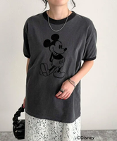 fredy emue 【GOOD ROCK SPEED/グッドロックスピード】Disney MickeyリンガーTシャツ フレディ アンド グロスター トップス カットソー・Tシャツ グレー ネイビー【送料無料】