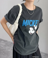 fredy emue 【GOOD ROCK SPEED/グッドロックスピード】Disney Mickey半袖Tシャツ フレディ アンド グロスター トップス カットソー・Tシャツ グレー ホワイト【送料無料】