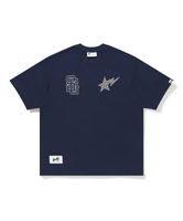 A BATHING APE BAPE X STADIUM GOODS TEE ア ベイシング エイプ トップス カットソー・Tシャツ ネイビー【送料無料】