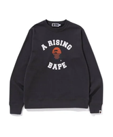 A BATHING APE A RISING BAPE SWEATSHIRT ア ベイシング エイプ トップス スウェット・トレーナー ブラック【送料無料】