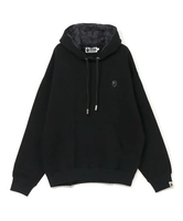 A BATHING APE ONE POINT RELAXED PULLOVER HOODIE ア ベイシング エイプ トップス パーカー・フーディー ブラック グレー ブルー【送料無料】