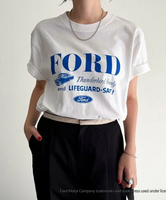 fredy emue 【GOOD ROCK SPEED/グッドロックスピード】Ford 半袖Tシャツ フレディ アンド グロスター トップス カットソー・Tシャツ ホワイト【送料無料】