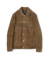 TOMORROWLAND MEN 【別注】EMMETI ラムスエード トラッカージャケット トゥモローランド ジャケット・アウター ブルゾン・ジャンパー ネイビー カーキグリーン【送料無料】