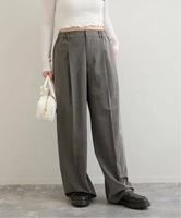 U by SPICK&SPAN 2WAYトロタックイージーワイド ユーバイスピックアンドスパン パンツ スラックス・ドレスパンツ グレー【送料無料】