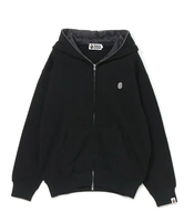 A BATHING APE ONE POINT RELAXED FIT ZIP HOODIE ア ベイシング エイプ トップス パーカー・フーディー グリーン ピンク ブラック ブラウン【送料無料】