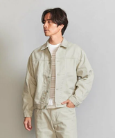 BEAUTY&YOUTH UNITED ARROWS コットン ダック ショート ジャケット ビューティー＆ユース　ユナイテッドアローズ ジャケット・アウター その他のジャケット・アウター ブラウン ホワイト【送料無料】