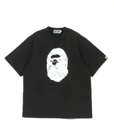 A BATHING APE HEAVY WASHED APE HEAD RELAXED FIT TEE ア ベイシング エイプ トップス カットソー・Tシャツ ブラック レッド グレー【送料無料】