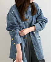 U by SPICK&SPAN 《予約》Lee/リー LOCOMOTIVE JACKET ユーバイスピックアンドスパン ジャケット・アウター デニムジャケット ブルー【送料無料】