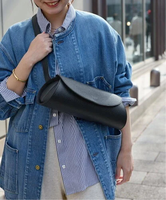 JOURNAL STANDARD 【AULENTTI/オウレンティ】ツツガタBAG ST-SS23-Y02MOD-DO ジャーナル スタンダード バッグ ショルダーバッグ ブラック ブラウン【送料無料】