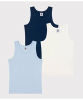 PETIT BATEAU タンクトップ3枚組 プチバトー インナー・ルームウェア その他のインナー・ルームウェア【送料無料】