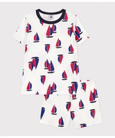 PETIT BATEAU 半袖パジャマ プチバトー インナー・ルームウェア パジャマ【送料無料】