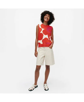 Marimekko Pioneeri Unikko ニットベスト マリメッコ トップス ニット ホワイト【送料無料】