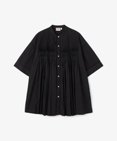 Bshop INDIA INDUSTRY ｜ ピンタックシャツ WOMEN ビショップ トップス シャツ・ブラウス グリーン ホワイト ブラック【送料無料】