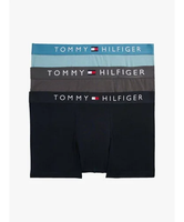 TOMMY HILFIGER トランクス3枚パック トミーヒルフィガー インナー・ルームウェア ボクサーパンツ・トランクス ブラック グレー【送料無料】