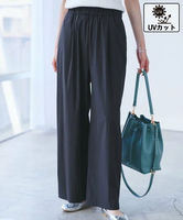 ROPE' PICNIC 【UVカット】レーヨンナイロンイージーワイドパンツ ロペピクニック パンツ その他のパンツ ブラウン グレー ネイビー【送料無料】