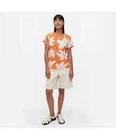 Marimekko Heleys Villinarsissi Tシャツ マリメッコ トップス シャツ・ブラウス オレンジ【送料無料】
