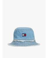 TOMMY JEANS ヘリテージデニムバケットハット トミーヒルフィガー 帽子 ハット ブルー【送料無料】