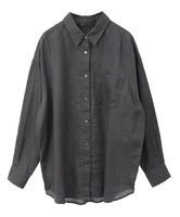 YECCA VECCA 【予約】3wayフレンチリネンシャツ イェッカヴェッカ トップス シャツ・ブラウス グレー ベージュ グリーン パープル【送料無料】