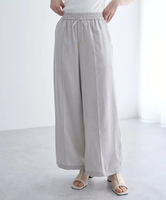 YECCA VECCA サラサライージーワイドパンツ イェッカヴェッカ パンツ その他のパンツ グレー イエロー【送料無料】