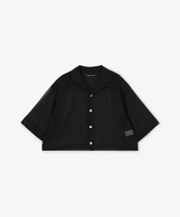 Bshop nicholson & nicholson ｜ ＜別注＞ シアー ショートスリーブシャツ WOMEN ビショップ トップス シャツ・ブラウス ネイビー ベージュ【送料無料】