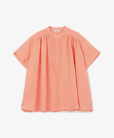 Bshop LE GLAZIK ｜ ラミー スタンドカラープルオーバーシャツ WOMEN ビショップ トップス シャツ・ブラウス ピンク ブルー【送料無料】