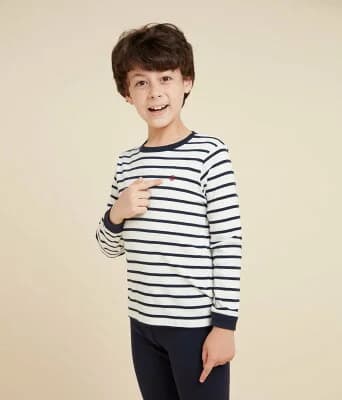 PETIT BATEAU マリニエール長袖パジャマ