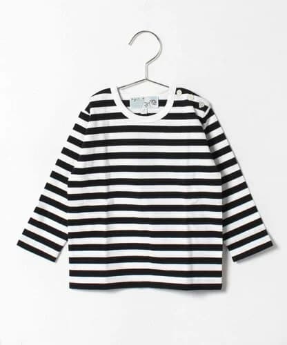 agnes b. ENFANT J008 L TS ベビー ボーダーTシャツ