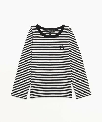 agnes b. ENFANT J190 E TS キッズ ボーダーTシャツ