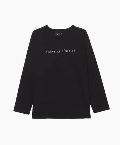 agnes b. S345 TS ロングスリーブ メッセージTシャツ