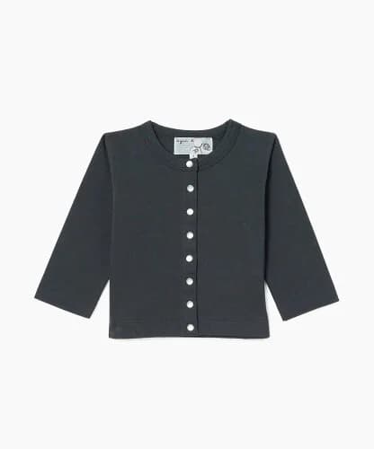 agnes b. ENFANT J000 L CARDIGAN ベビーカーティガンプレッション