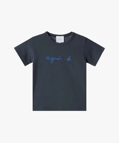 agnes b. ENFANT S137 L TS ベビー ロゴTシャツ